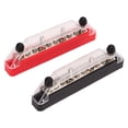 thumbnail image 4 of Aramox Power Distribution Block, 10 Way Power Distribution Block Bus Bar M6 Studs M4 Screw Terminals For Car Truck Marine Boat Yacht, 4 of 8