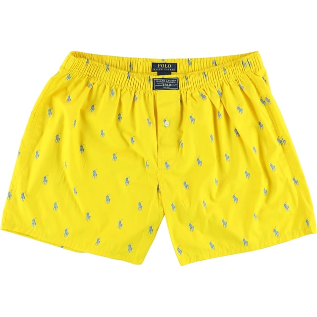Calzoncillos tipo bóxer Ralph Lauren para hombre color amarillo grande
