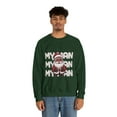 thumbnail image 4 of My Man Santa Unisex Heavy Blend™ Crewneck Sweatshirt, 4 of 7