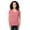 Red Heather, variant on Threadfast Apparel 200RV Women's Ultimate CVC V-Neck T-Shirt-Army Heather-2XL