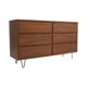 thumbnail image 1 of Cajonera 6 Cajones Kessa Muebles Java Nogal 82 x 40 x 140 cm, 1 of 5