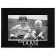 thumbnail image 2 of Malden International Designs 4307-46 The Boys! Expressions Picture Frame, 4x6, Black, 2 of 3