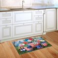 thumbnail image 5 of fsxdhpcsgfc Flag Doormat 4th Of July Independence Day Non Bath Rugs US Flag Floor Mat Entrance Front Door Rug For Home Living Room Bathroom Heat Holder Blanket Extremely Soft Blanket Wrestling, 5 of 5