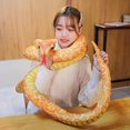 thumbnail image 2 of Juguete de peluche de serpiente de la vida Real, Boa gigante Cobra, serpiente larga de peluche, rojo, amarillo, negro, verde, decoración creativa, regalo, 300CM2354, 2 of 5