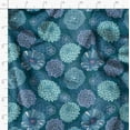 thumbnail image 3 of Soimoi Floral Print - Blue, Premium Cotton Cambric Fabric - Medium Weight Material For Quilting, Kurtis, Blouse, Kids Clothing, Tunic, Curtains - 42" Inch Wide, 1 Yard, 3 of 6