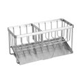 thumbnail image 1 of Soporte de esponja de jabón con estante de bandeja de drenaje automático, organizador de carrito de dispensador de jabón de cocina, organizador de Hierro BLESIY rejilla de drenaje, 1 of 8