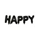 thumbnail image 1 of Injueey Juego de FELIZ CUMPLEAÑOS Letras del alfabeto Globos de papel de aluminio Decoración de fiesta de cumpleaños Kits de decoración para fiestas No.07 Injueey HA002702-07B, 1 of 6