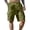 Army Green, variant on JULMCOMO Cargo Shorts for Men Cotton Linen Drawstring Relaxed Fit Casual Outdoor Summer Work Shorts with Multi Pockets White XL