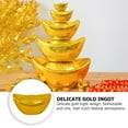 thumbnail image 3 of LOLIPPYY 1Pack Pretend Money For Learning Simulated Gold Decor Plastic Decoration For Office Ornament, 3 of 7