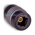 thumbnail image 1 of SatelliteSale Digital Toslink SPDIF Optical Female to Female Coupler PVC Black Adapter, 1 of 5
