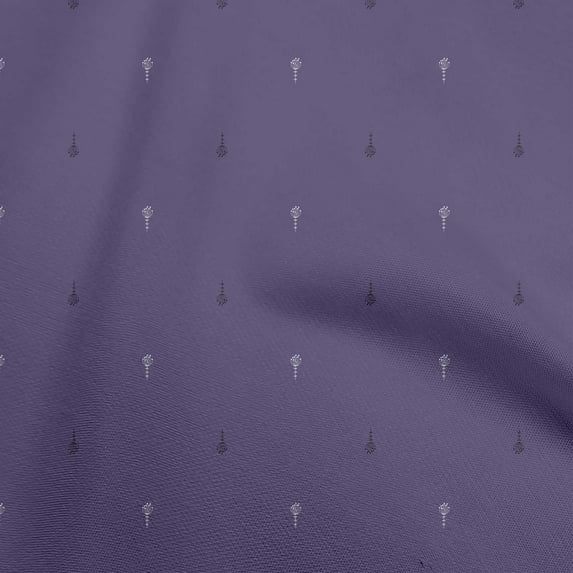 oneOone Viscose Jersey Violet Fabric Asian Block Quilting Supplies Print Sewing Fabric By The Yard 60 Inch Wide