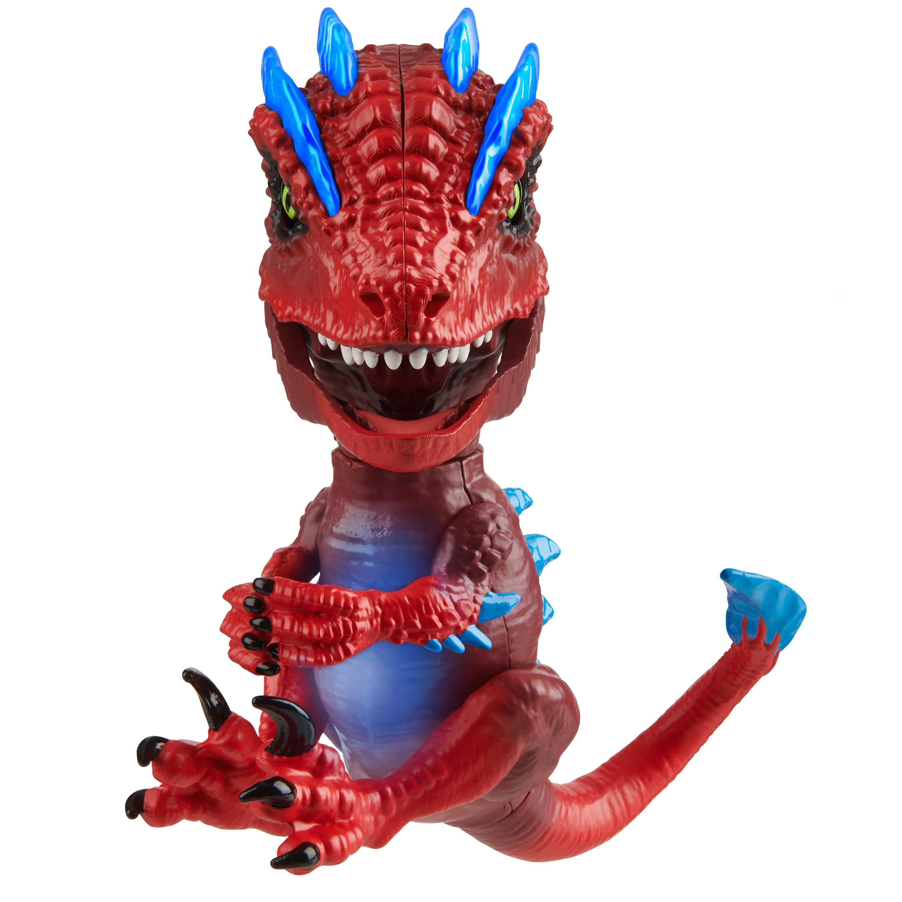 Red - Interactive Toy Gift for Kids WowWee Untamed Radioactive Raptor Gamma