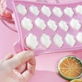 thumbnail image 5 of 24-cell Silicone Mold Cat Paw Heart Shape Ice Tray Mold With Lid иψ ц L3A8, 5 of 10