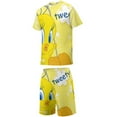 thumbnail image 2 of Boys Looney Tunes Tweety Short Sleeve Mesh T-Shirt And Shorts Outfit Set Summer Clothes Set for Kids, 2 of 7