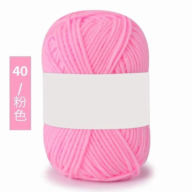 XmhyTop-A Hilo de algodón de leche de 200 g, tejido grueso, suave, cálido y voluminoso, ideal para tejer a mano, suéteres, gorros, bufandas y proyectos de bricolaje, Y37