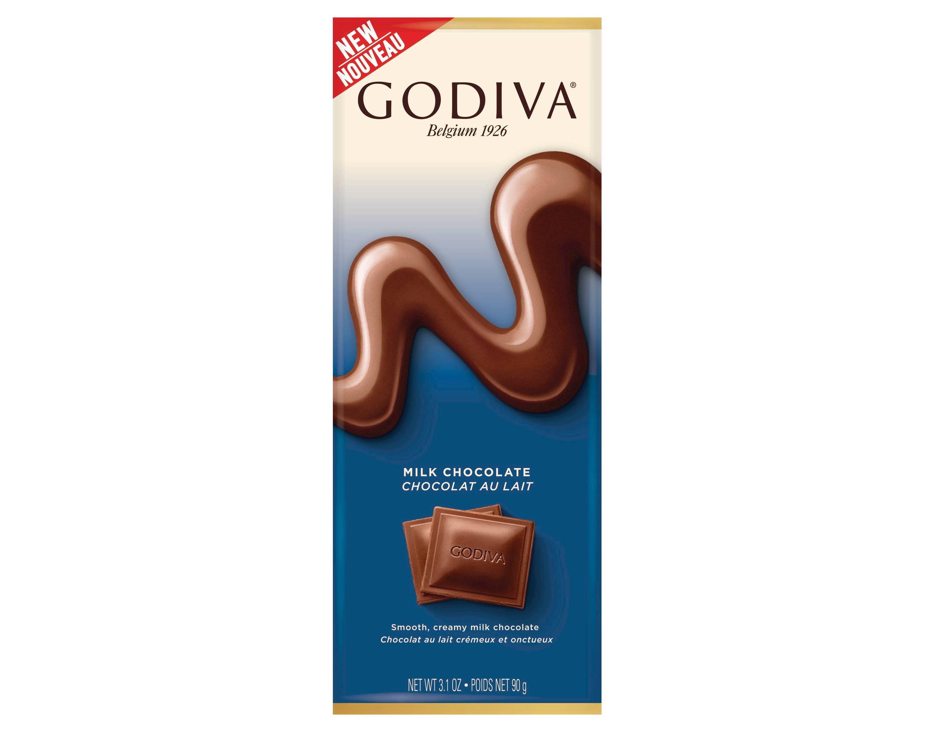 Godiva Milk Chocolate Bar, 3.17 Oz.