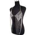 thumbnail image 5 of Body Chain Sexy Bikini Bra Body Halter Backless Sequins Chain Beach Body Accessories Jewelry for Women, 5 of 5