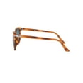 thumbnail image 4 of Persol Women's PO3251S Striped Brown with Azure Gradient Blue Sunglasses, 4 of 4