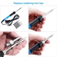 thumbnail image 3 of 60W Adjustable Electric Temperature Gun Welding Soldering Iron Tool Kit Set, 3 of 10