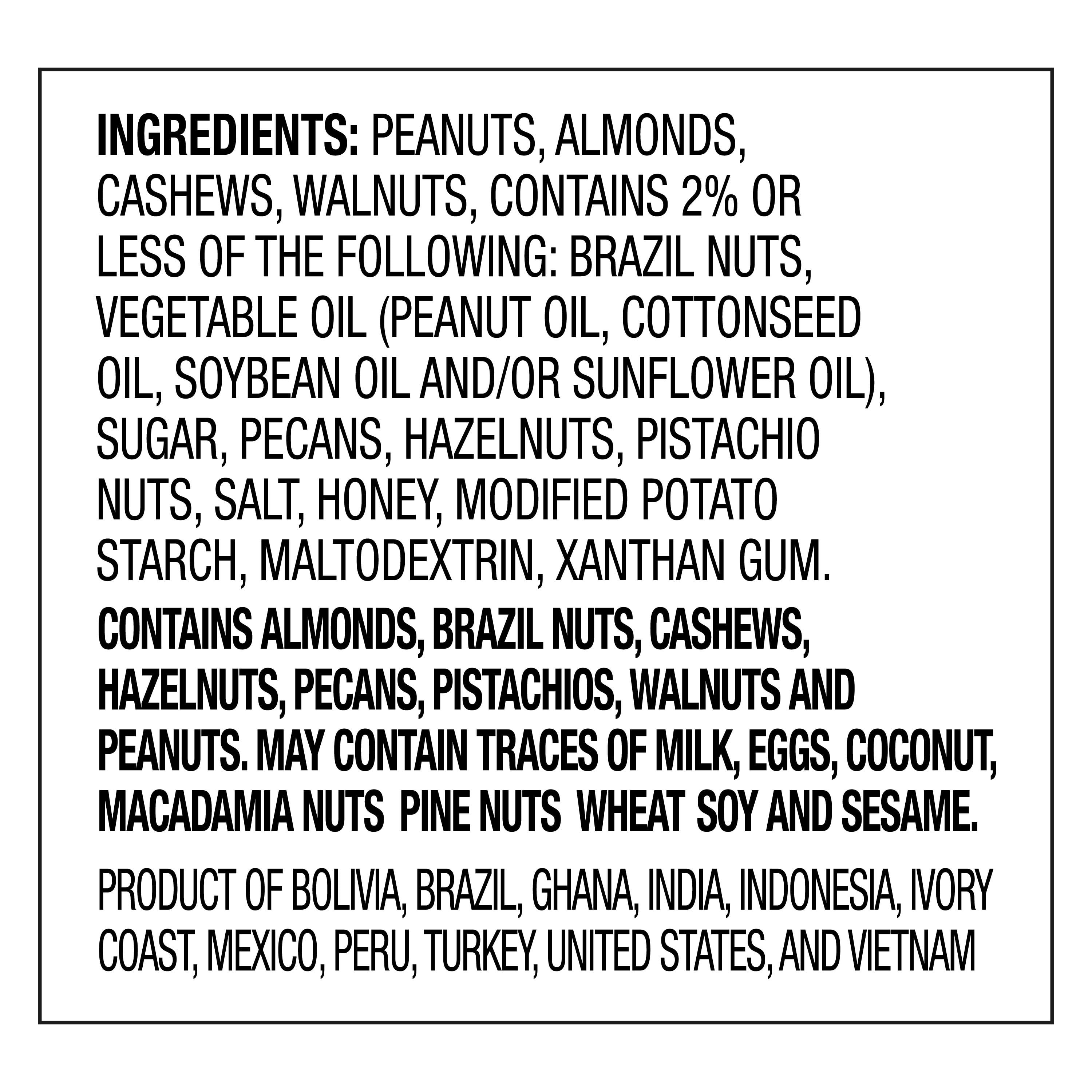 Great Value Mixed Nuts Dessert Topping, 4 oz
