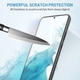 thumbnail image 3 of Vultic [2 Pack] Screen Protector for Samsung Galaxy S22 Plus 5G [Case Friendly], Tempered Glass Film Cover, 3 of 5