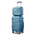 thumbnail image 6 of 4 Piece Luggage Set Expandable Hardshell Travel Luggage Sets 8 Spinner Wheel Suitcase Wheels TSA Lock Suit Case, PP Lightweight & Durable wheels Upright Suitcase, 14/20/24/28 Inch, 6 of 9