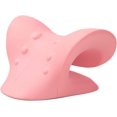thumbnail image 2 of FrostHike Neck and Shoulder Relaxer. Cervical Traction Device for TMJ Pain Relief and Cervical Spine Alignment. Chiropractic Pillow. Neck Stretcher(Pink), 2 of 5
