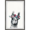 thumbnail image 2 of Marmont Hill Floral Crowned Alpaca Framed Wall Art, 2 of 5