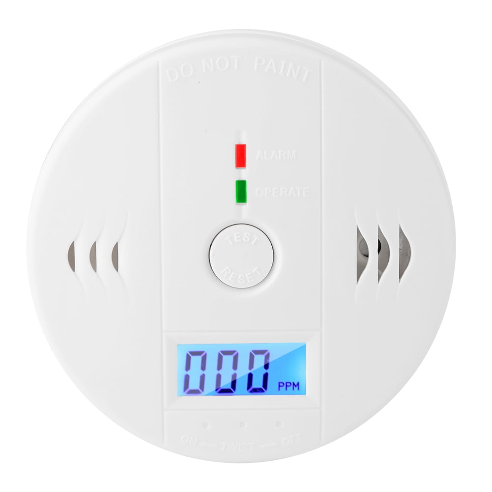 Carbon Monoxide Alarm Sensor CO Smoke Combination Detector Poisoning Gas Warning 
