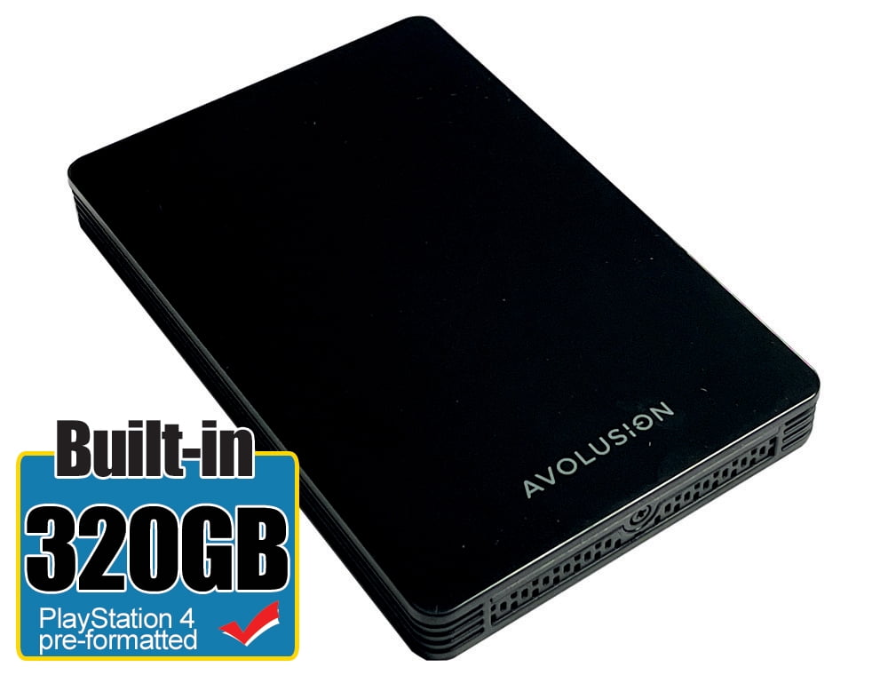 Black Avolusion HD250U3 1TB Ultra Slim USB 3.0 External Hard Drive - 2 Year Warranty Pocket Drive for WindowsOS Desktop, Laptop, Tablet 