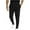Black, variant on EGNMCR Men's Lightweight Pants, Cargo Pants Men, Linen Pants Men Men's Trousers Slim Drawstring Slim Elastic Straight Leg Sports Casual Pants Trousers Men Pants