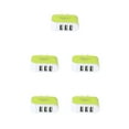 thumbnail image 2 of Wisewang Wall Charger 3 Port Plug Small Compact USB Power Adapter Safe Phone Charging Cell Phones Cameras Socket Mobile Green 5Set, 2 of 6