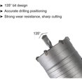 thumbnail image 3 of Hole Saw Set for Brick, Concrete, Stone - 30mm, 40mm, 50mm - Compatible with SDS Plus - Tungsten Carbide Tip - 350mm Extension Shank, 3 of 5