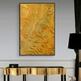 thumbnail image 3 of wall26 Framed Canvas Wall Art for Living Room, Bedroom Gold Swirl Abstract Painting II Canvas Prints for Home Decoration Ready to Hang - 24x36 inches, 3 of 4