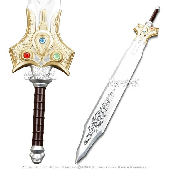 Munetoshi 51" Foam Cloud Video Anime Materia Sleek Halloween Saber Cosplay Costume Convention Prop Game Gift