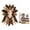 angel, variant on Angel Animal Patchwork DIY Wreath Kit, Complete Sewing Craft Set With Pre‑Cut Fabric & Tools, Make Custom Holiday Door Bow Hanging Ornament, 20"‑25" Finished Size