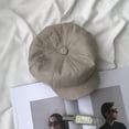 thumbnail image 4 of SikaFu Korean Version Of Autumn And Winter Hats Female Literary Retro Beret Casual Versatile Octagonal Octagonal Cotton Mattios Painter Hat Man, 4 of 9