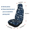 thumbnail image 4 of Fuzoiu Hawaii Palms Print Seat Covers Set, Car Seat Covers Front Seats, Car Seat Protector, Car Seat Cushion, Seat Covers Carseat Cover Universal Fit for Most Cars, 4 of 7
