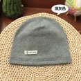 thumbnail image 1 of Gorro de punto de algodón para niños de una sola capa, fino, para primavera y otoño, gorro para bebé, gorro de color sólido para recién nacidos, 1 of 6