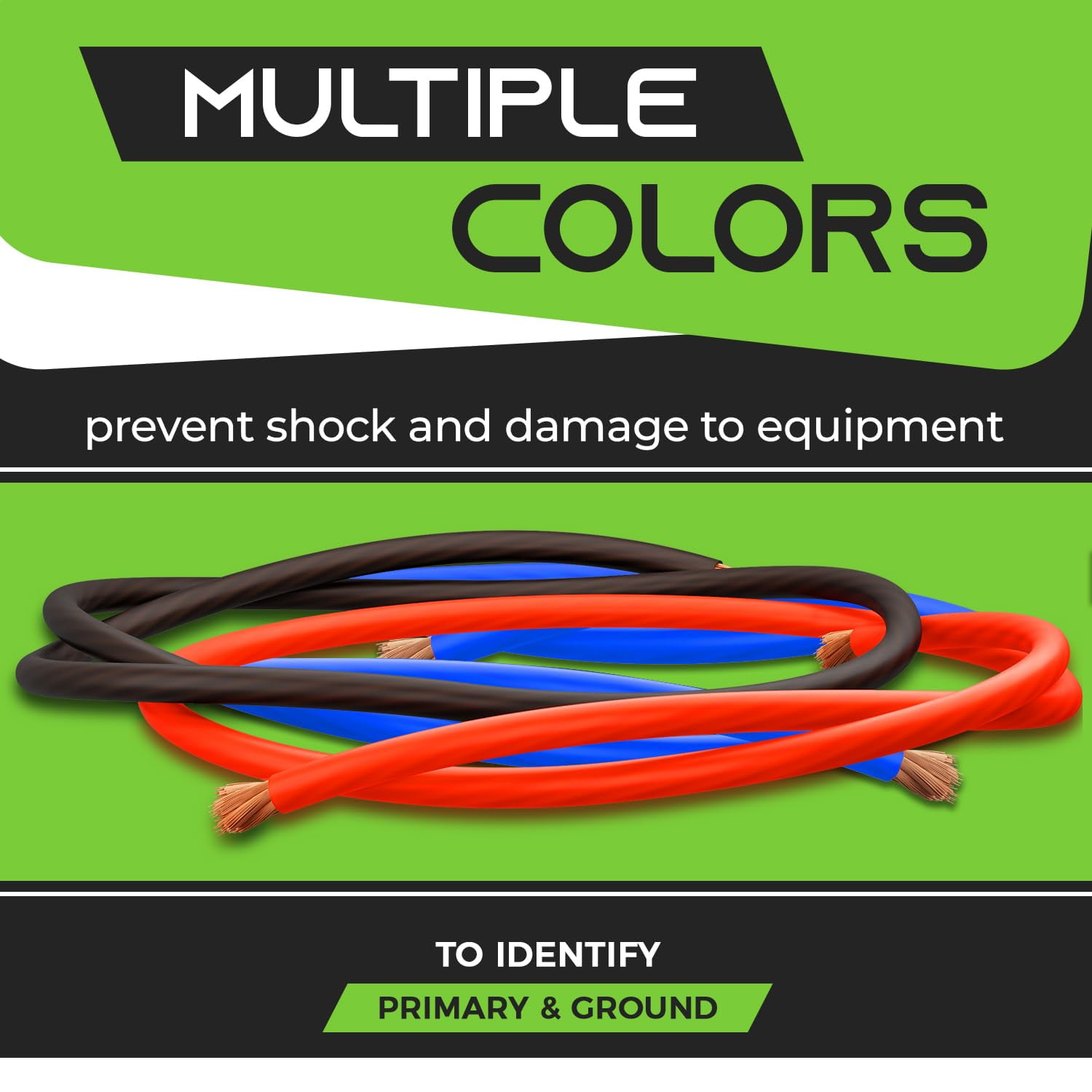 GearIT 1/0 Gauge Wire (25ft - Red) Copper Clad Aluminum CCA - Primary Automotive Wire Power/Ground, Battery Cable, Car Audio Speaker, RV Trailer, Amp, Wielding, Electrical 0ga AWG - 25 Feet