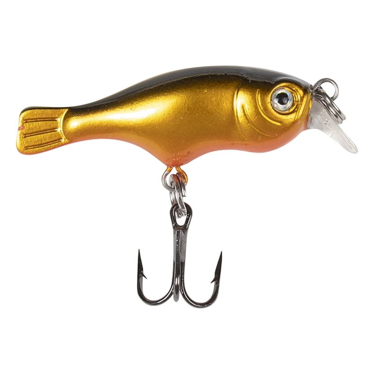 Ozark Trail Freshwater Mini Minnow Fishing Lure, Gold/Black, 1/16 oz