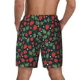 thumbnail image 4 of Goofa Strawberry Printed Men's Swim Trunks Board Shorts Quick Dry Mens Swimming Trunks with Compression Liner,Breathable Fit Hawaii Beach Shorts-Large, 4 of 9
