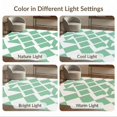 thumbnail image 7 of ODIKA 9'x12' Washable Area Rug Non-Shedding, Easy Care Fuzzy Funky Alternating Motif Textured Checkered Checkerboard for Master Suite, California King, Under Bed, 7 of 7