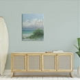 thumbnail image 2 of Ocean Waves Beach Reeds Coastal Painting Gallery Wrapped Canvas Print Wall Art, 2 of 7