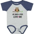 thumbnail image 3 of Inktastic Nana and Papa Love Me Baby Girl Girls Baby Bodysuit, 3 of 5