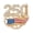 Golden1, variant on 250th Anniversary Eagle Brooch Pin, 1776-2026 Patriotic Commemorative Lapel Pin with Enamel Finish