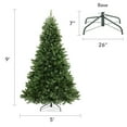 thumbnail image 6 of 9FT Realistic Green Spruce Unlit Artificial Holiday Christmas Tree with Sturdy Metal Stand, 6 of 7