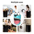 thumbnail image 4 of DouZhe 50L Rectangular Laundry Basket, Funny Dinosaur Prints Waterproof Foldable Laundry Hamper with Aluminum Handles, 4 of 6