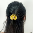 thumbnail image 3 of vnanda Pumpkin Shape Hair Clip Pumpkin Shape High Ponytail Grab Clip Translucent Hair Accessories Ponytail Clip, 3 of 8