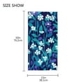 thumbnail image 3 of Small Floral Print on Dark Blue Background Face Towel Absorbent Hand Towels Bath Sport Gym, 3 of 5